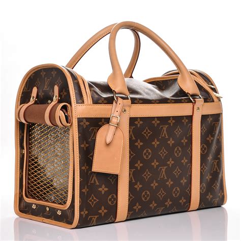 louis vuitton dog carrier 40 replica|louis vuitton dog collar large.